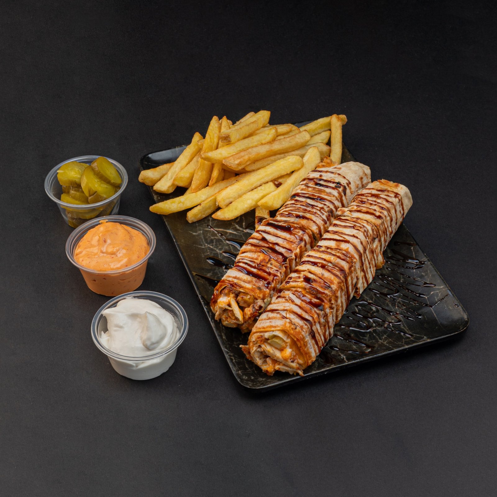 Arabic chicken shawarma