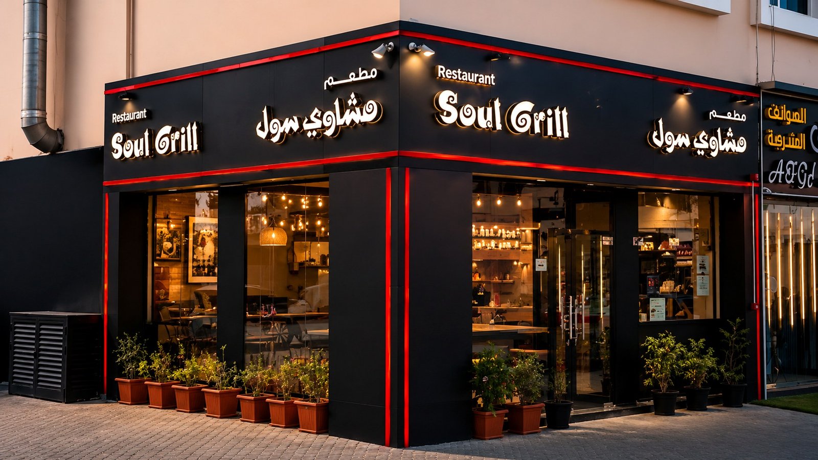 Soul Grills restaurant atmosphere